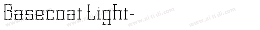 Basecoat Light字体转换 Basecoat Light字体转换